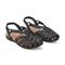 Earth Berri Woven Slip-On - Cushioned Arch Support Women's Sandal - Black Leather - 2