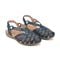 Earth Berri Woven Slip-On - Cushioned Arch Support Women's Sandal - Navy Leather - 2
