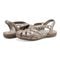 Earth Berri Woven Slip-On - Cushioned Arch Support Women's Sandal - Pewter - 7