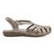Earth Berri Woven Slip-On - Cushioned Arch Support Women's Sandal - Pewter - 2