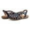 Earth Berri Woven Slip-On - Cushioned Arch Support Women's Sandal - Medium Blue - 7