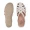 Earth Berri Woven Slip-On - Cushioned Arch Support Women's Sandal - Light Natural Leather - 6