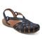 Earth Berri Woven Slip-On - Cushioned Arch Support Women's Sandal - Medium Blue - 1