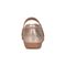 Earth Brady Round Toe Adjustable Strap Casual - Cushioned Arch Support Women's Slip-On Shoe - Pewter - 4