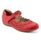 Earth Brady Round Toe Adjustable Strap Casual - Cushioned Arch Support Women's Slip-On Shoe - Medium Red - 1