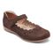 Earth Brady Round Toe Adjustable Strap Casual - Cushioned Arch Support Women's Slip-On Shoe - Dark Brown - 1