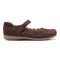 Earth Brady Round Toe Adjustable Strap Casual - Cushioned Arch Support Women's Slip-On Shoe - Dark Brown - 2