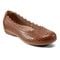 Earth Bria Cushioned Arch Support Slip-On Women's Ballet Flat - Medium Brown Leather - 2