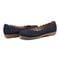 Earth Bria Cushioned Arch Support Slip-On Women's Ballet Flat - Navy Leather - 7