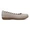 Earth Bria Cushioned Arch Support Slip-On Women's Ballet Flat - Light Gray - 2