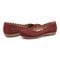 Earth Bria Cushioned Arch Support Slip-On Women's Ballet Flat - Dark Red Leather - 7