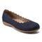 Earth Bria Cushioned Arch Support Slip-On Women's Ballet Flat - Dark Blue - 1