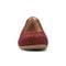 Earth Bria Cushioned Arch Support Slip-On Women's Ballet Flat - Dark Red Leather - 3
