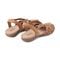Earth Briel Cushioned Arch Support Slingback Flat Women's Casual Shoe - Dark Natural Leather - 3