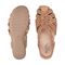 Earth Briel Cushioned Arch Support Slingback Flat Women's Casual Shoe - Dark Natural Leather - 5
