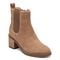 Earth Cassi Cushioned Ankle Bootie Women's Boot - Medium Natural Suede/elastic - 2