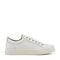 Earth Dailey Leather Lace-Up Casual Cushioned Comfort Sneaker Women's Sneaker - White Leather - 1