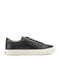 Earth Dailey Leather Lace-Up Casual Cushioned Comfort Sneaker Women's Sneaker - Black Leather - 1