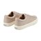 Earth Dailey Leather Lace-Up Casual Cushioned Comfort Sneaker Women's Sneaker - Light Grey Leather - 3