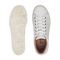 Earth Dailey Leather Lace-Up Casual Cushioned Comfort Sneaker Women's Sneaker - White Leather - 5