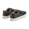 Earth Dailey Leather Lace-Up Casual Cushioned Comfort Sneaker Women's Sneaker - Black Leather - 3