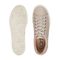 Earth Dailey Leather Lace-Up Casual Cushioned Comfort Sneaker Women's Sneaker - Light Grey Leather - 5