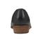 Earth Edna Round Toe Casual Slip-on Flat - Cushioned Arch Support Women's Loafer - Black - 4
