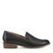 Earth Edna Round Toe Casual Slip-on Flat - Cushioned Arch Support Women's Loafer - Black - 1