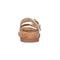 Earth Francii Cushioned Double-Buckle Women's Flat Sandal - Ivory Leather - 4