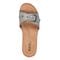 Earth Haisly Slip-on Clog Sandal Cushioned Arch Support Women's Sandal - Light Blue Leather - 5
