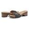 Earth Haisly Slip-on Clog Sandal Cushioned Arch Support Women's Sandal - Black Leather - 7