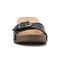 Earth Haisly Slip-on Clog Sandal Cushioned Arch Support Women's Sandal - Black Leather - 3