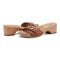 Earth Haisly Slip-on Clog Sandal Cushioned Arch Support Women's Sandal - Medium Brown Leather - 7