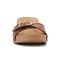 Earth Haisly Slip-on Clog Sandal Cushioned Arch Support Women's Sandal - Medium Brown Leather - 3