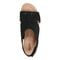 Earth Halin Cushioned Cork Wedge Women's Dress Sandal - Black - 5