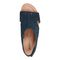 Earth Halin Cushioned Cork Wedge Women's Dress Sandal - Dark Blue - 5