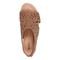 Earth Halin Cushioned Cork Wedge Women's Dress Sandal - Medium Brown - 5