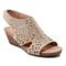 Earth Halin Cushioned Cork Wedge Women's Dress Sandal - Light Natural - 2