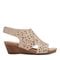 Earth Halin Cushioned Cork Wedge Women's Dress Sandal - Light Natural - 1