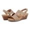 Earth Harten Wedge Sandal Cushioned Arch Support Women's Wedge Sandal - Light Natural - 7