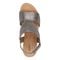 Earth Harten Wedge Sandal Cushioned Arch Support Women's Wedge Sandal - Pewter - 6