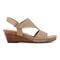 Earth Harten Wedge Sandal Cushioned Arch Support Women's Wedge Sandal - Light Natural - 2
