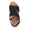 Earth Harten Wedge Sandal Cushioned Arch Support Women's Wedge Sandal - Black - 5
