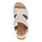 Earth Harten Wedge Sandal Cushioned Arch Support Women's Wedge Sandal - Ivory - 6