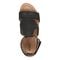 Earth Helodie Cushioned Arch Support Women's Wedge Sandal - Black - 5