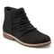Earth Hilaree Cushioned Ruched Women's Casual Bootie - Black - 2