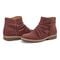 Earth Hilaree Cushioned Ruched Women's Casual Bootie - Dark Red - 7