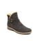 Earth Hutton Water Repellent Insulated Comfort Bootie Cushioned Support Women's Bootie - Dark Brown - 1