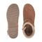 Earth Hutton Water Repellent Insulated Comfort Bootie Cushioned Support Women's Bootie - Medium Natural Suede - 5