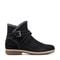 Earth Hutton Water Repellent Insulated Comfort Bootie Cushioned Support Women's Bootie - Black Suede - 1